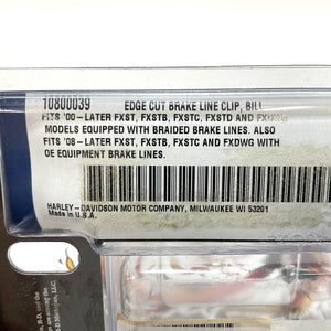 NOS Genuine Harley 2000 Up Softail Dyna Edge Cut Break Line Clip 10800039