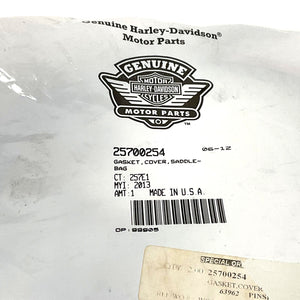 NOS Genuine Harley 1993-2013 Touring CVO Saddlebag Lid Gasket 25700254
