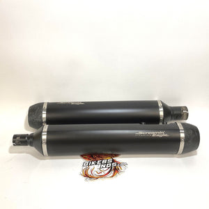 Genuine Harley 2017 up Touring Screamin Eagle Extreme Titanium Mufflers 64901365