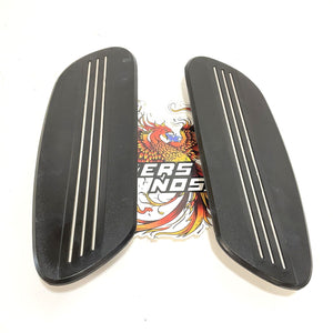 Genuine Harley 2006 up Set Of Streamliner Footboard Inserts 50689-11 50684-11