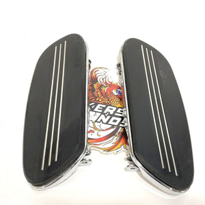 Genuine Harley Chrome Streamliner Rider Footboards 1986Up Touring 50684-11