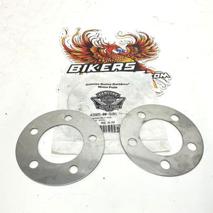 NOS Genuine Harley 2001-2004 CVO Touring 2pc Front Wheel Hub Plates 43985-00