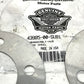NOS Genuine Harley 2001-2004 CVO Touring 2pc Front Wheel Hub Plates 43985-00