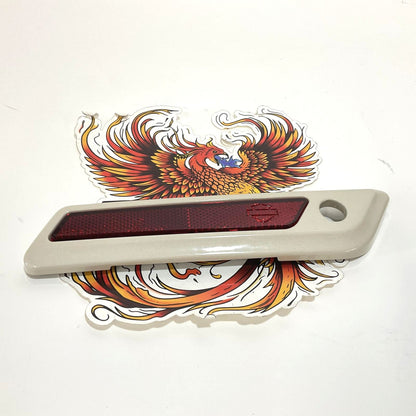 Genuine Harley Saddlebag Faceplate White Sand Pearl 90200984EVD