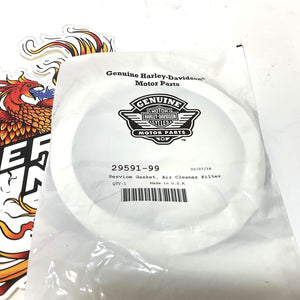 NEW Genuine Harley 2007-2008 CVO  Air Cleaner Service Gasket 29591-99