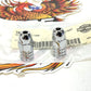 NOS Genuine Harley 1997-2003 Springer 2X Auxiliary Light hollow Chrome Nuts 7892