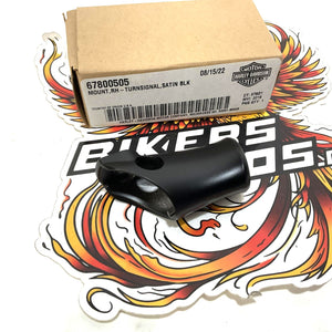 Genuine Harley 2016-2022 XL1200X Satin Black Right Turn Signal Mount 67800505