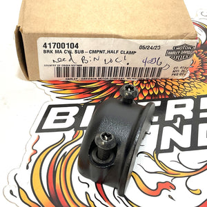 NEW Genuine Harley 2014-2022 Sportster XL Black Master Cylinder Clamp 41700104