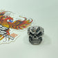 4 piece Lot of Stainless Steel Large Men's Harley Biker Skull Rings size  12-13
