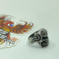 4 piece Lot of Stainless Steel Large Men's Harley Biker Skull Rings size  12-13