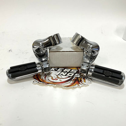 Genuine Harley Touring Highway Pegs Footpegs Brackets 50830-07 50163-95 50162-95