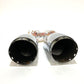 Harley Chrome 3.5" Turn Out Muffler End Cap Tips Set 65252-96