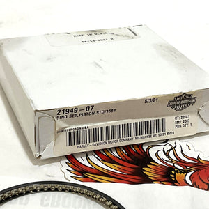 NOS Genuine Harley 2007-2015 Twin Cam 2 Sets Of Piston Rings 21949-07