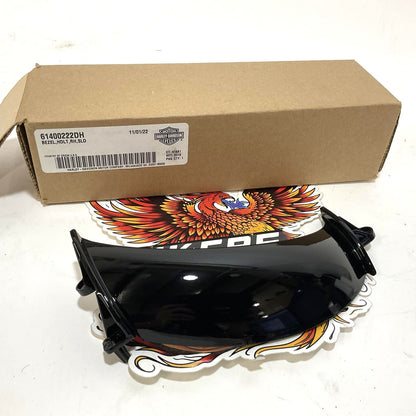 NOS Genuine Harley 2018-2023 Road Glide Right Black Headlight Bezel 61400222DH