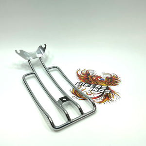 6" Chrome Solo Luggage Rack for 2006-2017 Harley Heritage Softail
