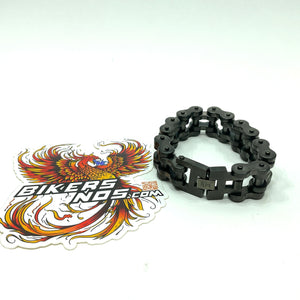 Large Men's Heavy Duty Stainless Steel Black Motorcycle Chain Bike Bracelet