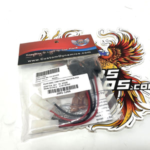 Custom Dynamics Passing Lamp Adapters Harley 1986-2004 Touring CDTB-PLA