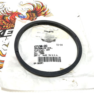 NOS Genuine Harley 1989 Up Softail Dyna Road King Speedometer Seal Ring 67190-89