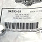 NOS Genuine Harley 10pc Chrome 3/8 Hex Head Bolt Cover 94290-03