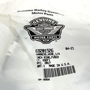 NEW Genuine Harley 1/4" Ringed Fused Power Harness 69201526