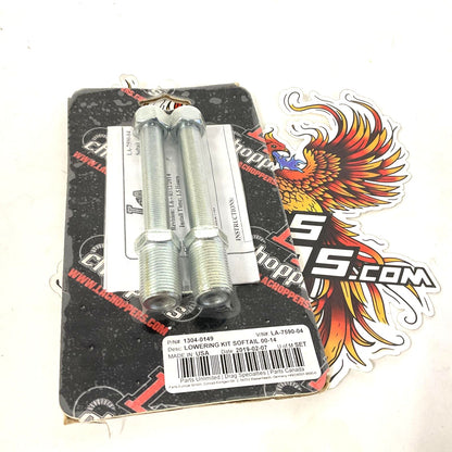 LA Choppers 2000-2017 Softail Adjustable 2" Rear Lowering Kit LA-7590-04
