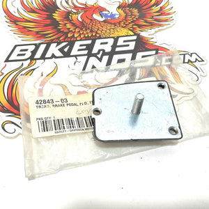 NOS Genuine Harley Flame Break Pedal Pad 42843-03