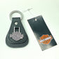 NEW Genuine Harley Bar & Shield Medallion Teardrop Key Chain Black XFL0027-BLACK