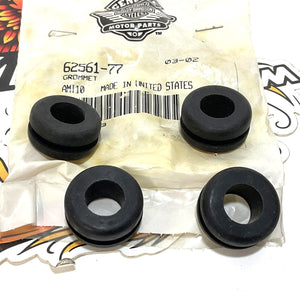 NOS Genuine Harley 1977-1981 Sportster 4pc Oil Tank Mount Grommet 62561-77