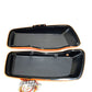 Advanblack Baja Orange 4.5'' Stretched Saddlebag W/Lids 2014-23 Touring SB14-BO