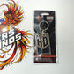 NOS Genuine Harley-Davidson 2-Sided Americana Carbon Fiber Metal Key Chain 4540