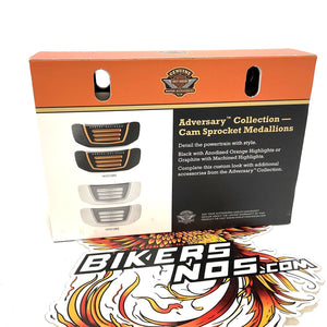 NOS Genuine Harley 2021 Up RA RH Adversary Cam Sprocket Medallions 14101385
