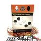 NOS Genuine Harley Dyna Softail Upper Fork Nut Covers Chrome 45500514