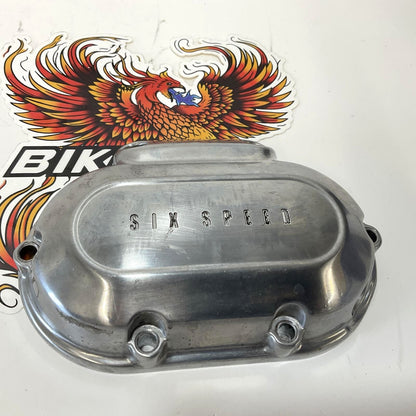 Genuine Harley 2007-2017 Twin C Satin 6 Speed Transmission Cover 37126-06