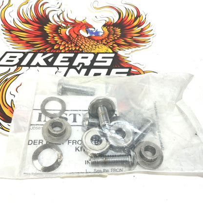 Genuine Harley 2009-2020 Touring Trike Chrome Brake Rotor Hardware Kit 41500095