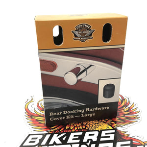NEW Genuine Harley Large 2 pack Chrome Rear Docking point Covers  48220-10