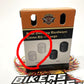 NEW Genuine Harley Large 2 pack Chrome Rear Docking point Covers  48220-10