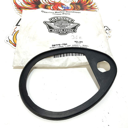 NOS Genuine Harley TAIL LIGHT DIRECTIONAL LAMP GASKET FIT 1984-EARLIER 90775-79A