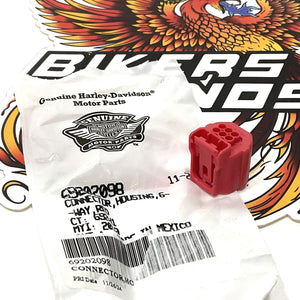 NEW Genuine Harley 2020up Red 6 Way Diagnostics Connecter Housing 69202098
