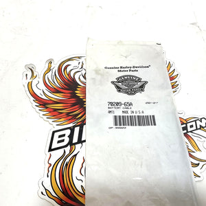 NOS Genuine Harley Shovelhead Battery Cable 70209-65