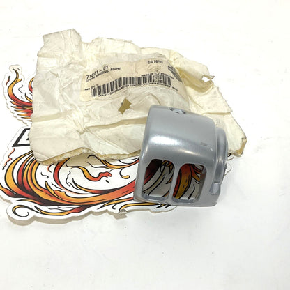 NOS Genuine Harley 2002-2005 V-rod Right Silver Upper Switch Housing 71801-01