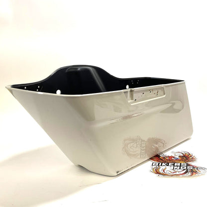 Genuine Harley 2014 Up Touring Left Saddlebag White Sand Pearl 90201059EVD