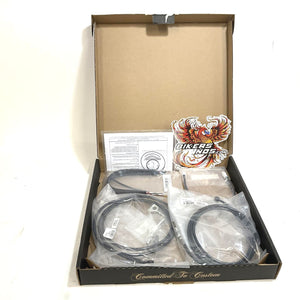Burly Black 14" Ape Handlebar Cable Install Kit 2017 -2020 Road Glide B30-1185