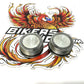 Genuine HARLEY 49MM FORK TUBE END CAPS 2014 up Touring FLHT FLTRX FLHTK 45500117