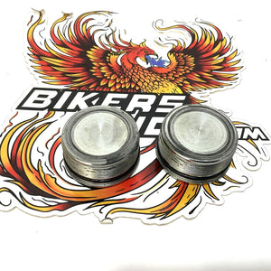 Genuine HARLEY 49MM FORK TUBE END CAPS 2014 up Touring FLHT FLTRX FLHTK 45500117