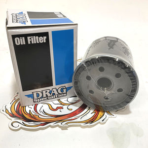 Drag Specialties Black Oil Filter Harley Sportster & EVO Big Twin  DS-275204