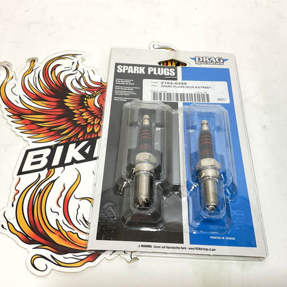 Drag Specialties 2 pack M10 Spark Plugs Harley M8 XG500 XG750 2103-0358