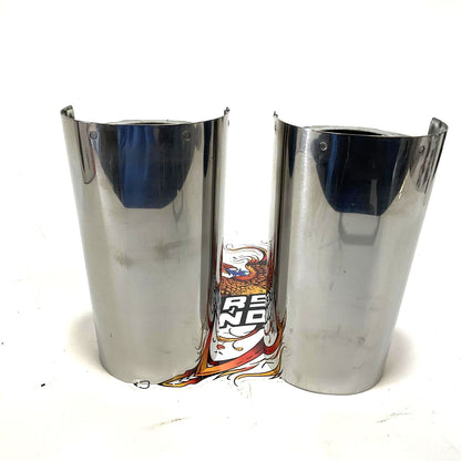 Genuine Harley-Davidson Chrome Fork Slide Covers 45600022