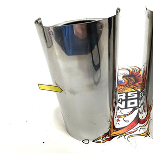 Genuine Harley-Davidson Chrome Fork Slide Covers 45600022