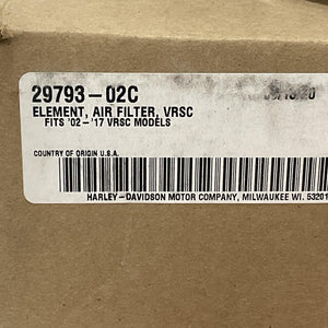 NEW Genuine Harley 2002-2017 V-Rod Air Cleaner Element Screamin Eagle 29793-02