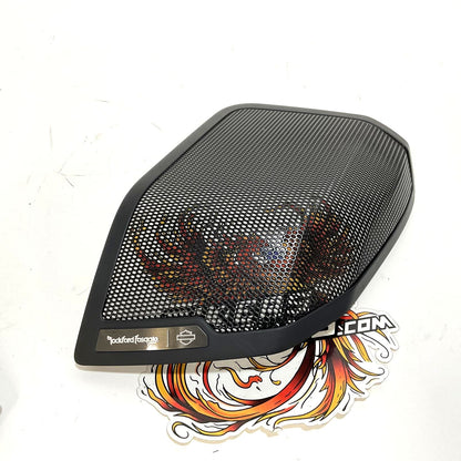 Genuine Harley 2023uo CVO Left Saddlebag Rockford Fosgate Speaker Grill 76001139